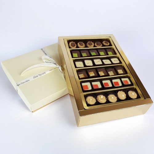 Geschenkbox mit gemischten Pralinen 990 g